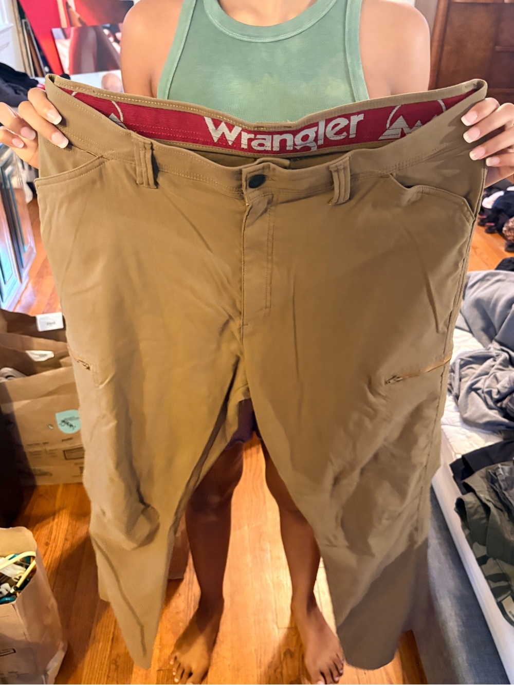 Tapout Men's Khaki Tan Chino Pants